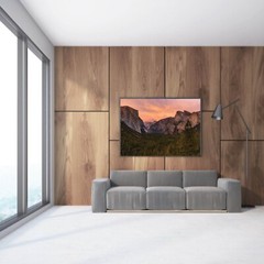 Yosemite Sunset El Capitan Tunnel View Wall Print, Yosemite National Park Photo