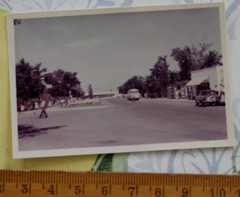 Photo 1961 Nessebar Bulgaria Bus Trabant City Colour Shop Vintage BG