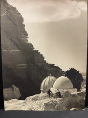 Large Photo Print Signed Black & White 1952 Two Domes Landscape