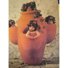 Anne Geddes Vintage Photography Print Lot Babies Fairy Mushroom Nursery Decor