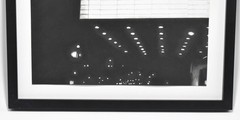 Vintage Movie Marquee Black and White Framed Photograph, Artist Unknown