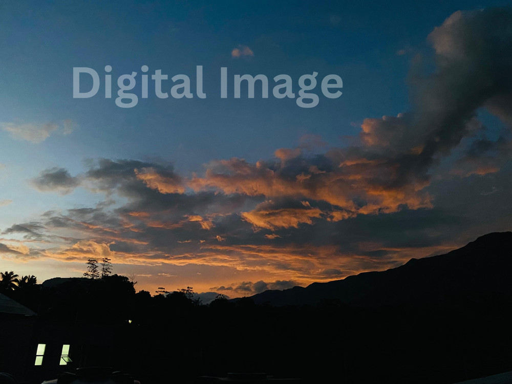 Digital image Picture poto wallPaper Backgroun Syky in evening