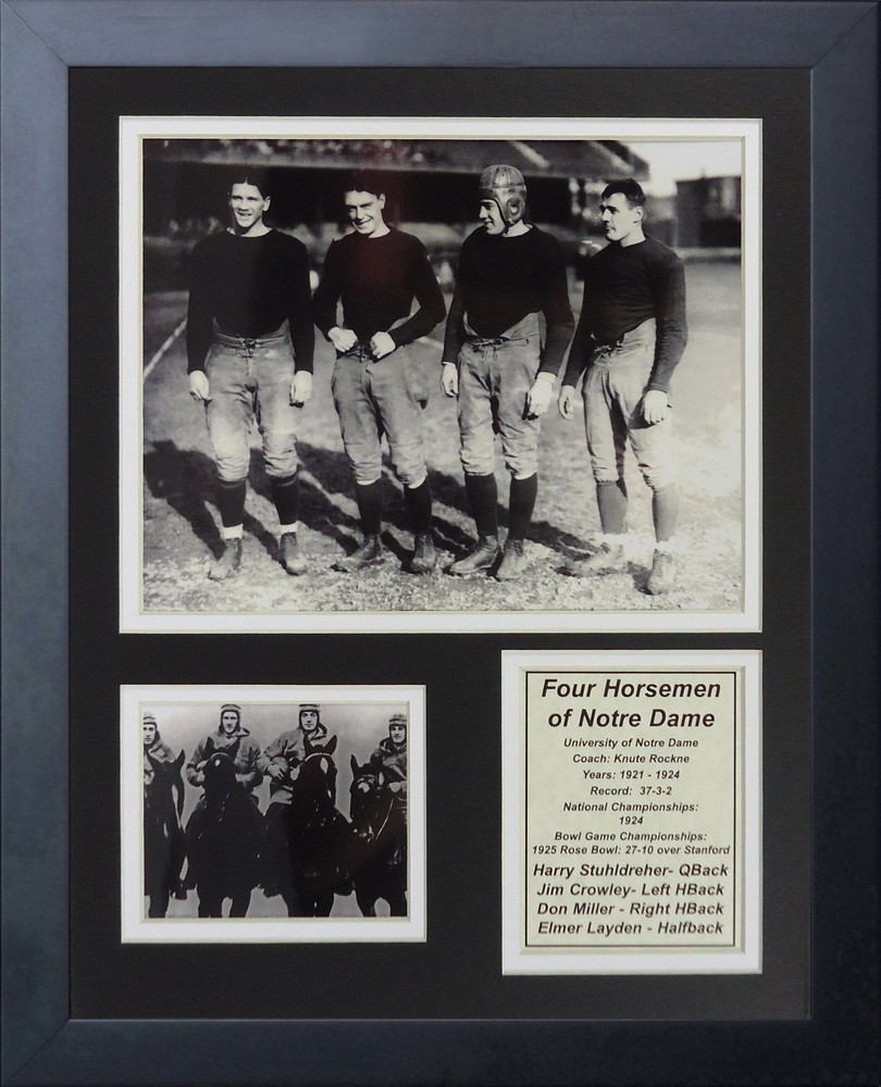 The Four Horsemen of Notre Dame- The Fighting Irish Collectible | Framed Phot…