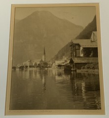 Exhibited Photograph Antique Drahomir Josef Ruzicka 1925 Hallstadt Lake Austria