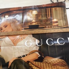 NAN GOLDIN Debbie Harry GUCCI BLONDIE ad poster LARGE Photography Fan RARE