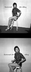 16 NEGATIVES LEGGY BUSTY ACTRESS ANNE AUBREY WARWICK FILMS STAR GLAMOUR – 1950s