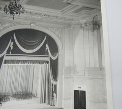 Vintage Gabriel Moulin Studios stamped photograph theater interior 8×10″