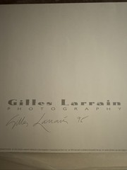 Gilles Larrain Photography Fountain In Bordeaux Signed And Dated 1995 Poster