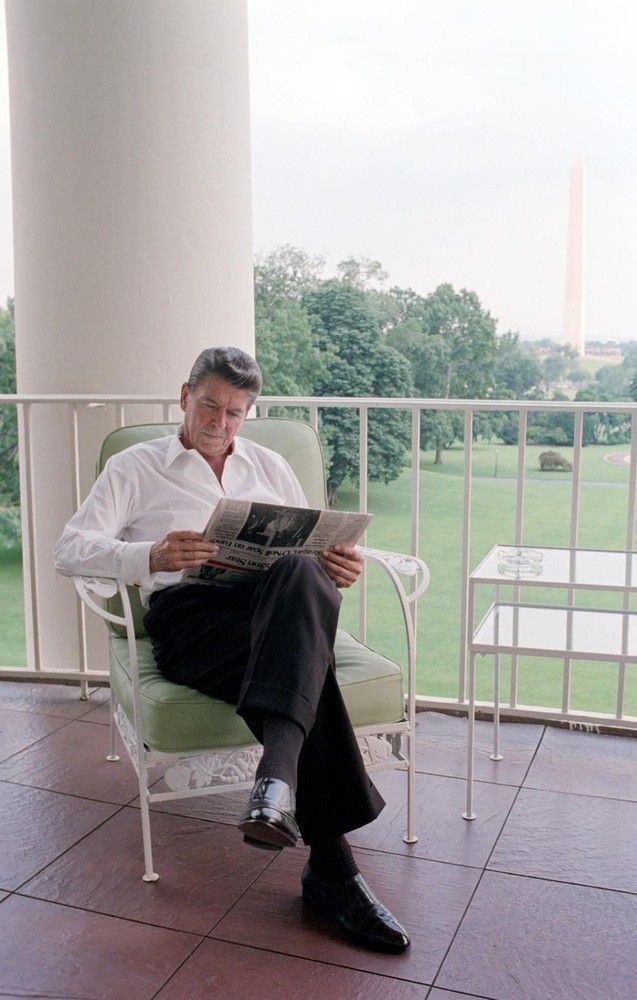 Ronald Reagan 8×10 Photo President Reagan Portrait Vintage White House 40th USA