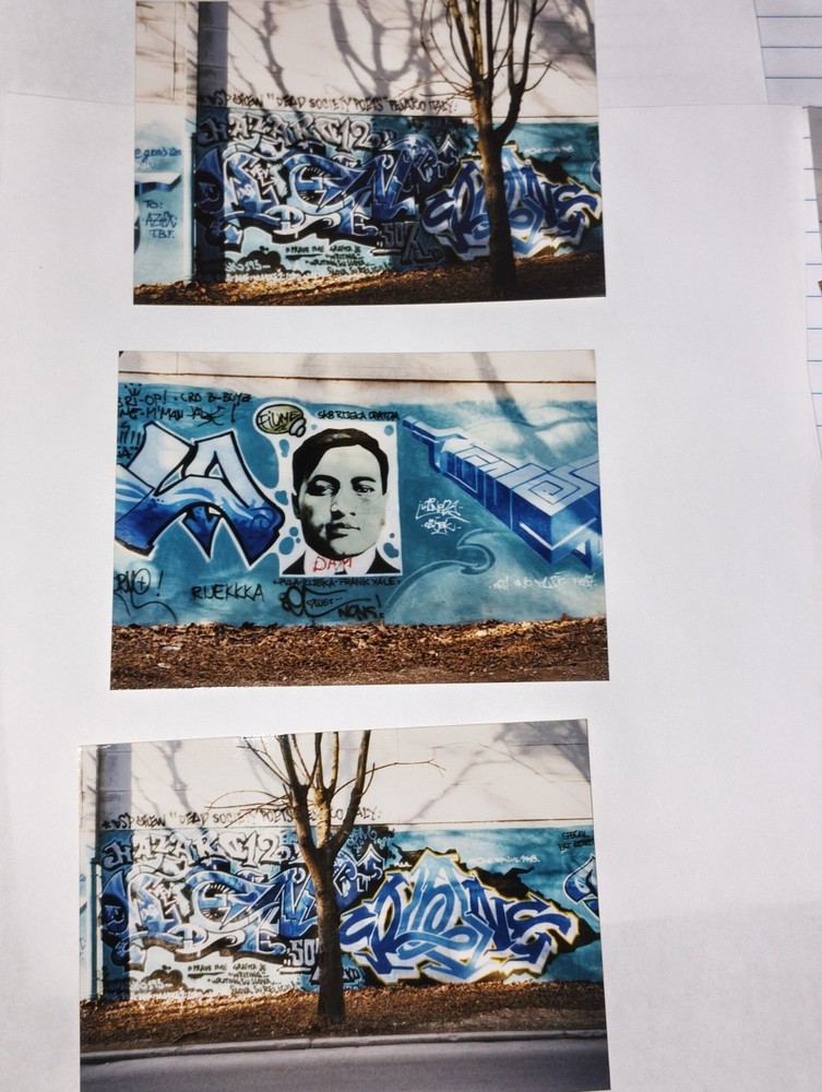 Original 35mm Graffiti photograph lot 1999 Pula Croatia European Hip Hop vintage