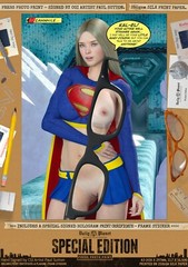 Supergirl SEXY Melissa Benoist DC Comic A3 Print Strange Superman Kara Danvers