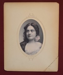 Antique Portrait Photograph of a Woman by Standiford Photos Louisville Kentucky