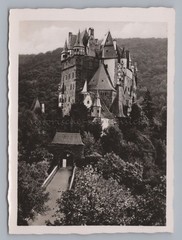Burg Eltz 1951-Driveway-Old Photo 1950s