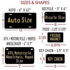 Tokyo Tiger Vintage Art License Plate Tag Auto Car ATV Bike Keychain Fridge Mnet