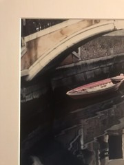 KRISTA ROSSOW LISTED MODERN PHOTOGRAPHY FRAMED OREGON ARTIST VENICE ITALY BOAT