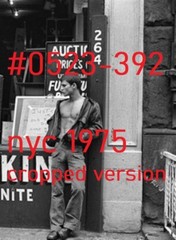VINTAGE MALE PORTRAIT #0523-392 -TIMES SQUARE NYC 1975 -free shipping USA