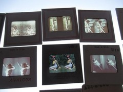 Vintage 1940’s 35 Female Pin-up Slides 35mm Single Slide Stereooptic cl
