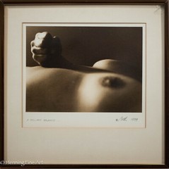 Beautiful Vintage Nude Female Fine Art Photograph, Signed & Fine!