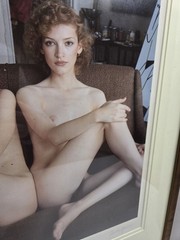 Nude «Twins» Photo Art Frames Wall Hanging By Becky Young 1979 BIG Redhead Women