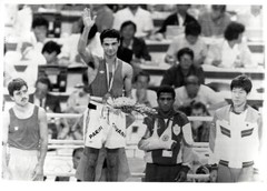 Giovanni Parisi and Robert Wangila 2 Original 1988 ADN Central Picture Photos