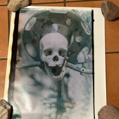 Janine Gordon Photograph 20×24″ C-print Edition Signed Voodoo Skull Haiti Art