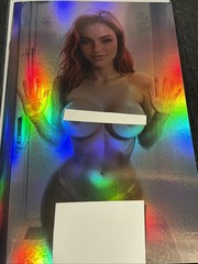 Ariel Shower Cosplay Bangers Comics Virgin FOIL Cover Ltd 10 WHAT CAN I SAY WOW