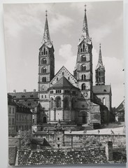 Vintage Photo Germany Bamberg Cathedral 5X7in 1960
