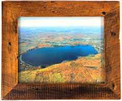 Metonga Lake, Crandon, Forest Co., Wisc. Overhead Aerial Photo. Frame Optional