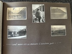 Old Photo Album Civilian with Flaws, Travel 1930s /90