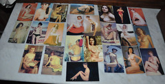Pin Up Art Photograph Postcards Lot of 23