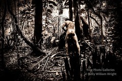 Original Male Nude KELLY WILLIAM WRIGHT Muscle Men JUNGLE WORK #6 – 9×13 Photo
