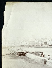 Larger size C. B. WAITE photo , port of Veracruz, huge ships, Mexico, rare, , Vi