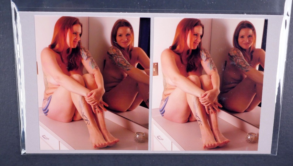 Boris Starosta 3D Stereoview – Tracy A 296 – nude model signed 2008