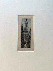 Orig. ALVIN LANGDON COBURN Photogravure “The Singer Building» New York c. 1909