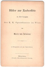 12 Photographs Fried. Bruckmann, view of Vienna, pictures of the Magic Flute in the Lo