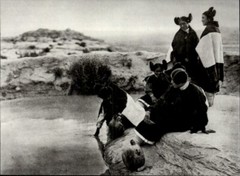 1972 Original Edward Curtis Hopi Indians at the Spring Art Photo Gravure