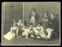 Dresden 1912 – People in Costume Fashion or Costume – 1910s – XL Photo 16x12cm