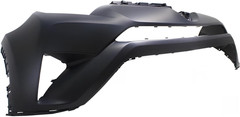 Primed Front Bumper Cover Fit for 2016-2018 Toyota RAV4 No Parking Sensor Holes