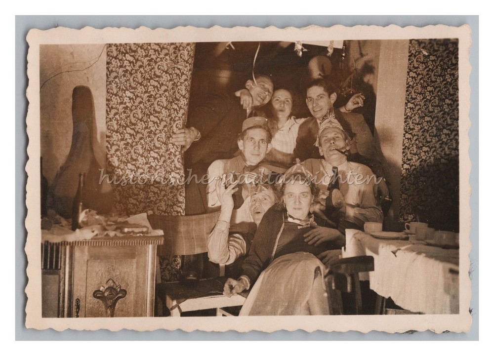 Silvester 1949 – Altes Foto 1940er