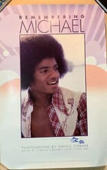Gregg Cobarr, “Remembering Michael Jackson,” Signed Poster w/COA