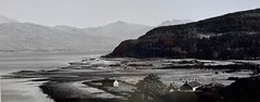 DR KC BROWN AUSTRALIAN LARGE PHOTOGRAPH B&W «SCOTLAND VIEW» 1980