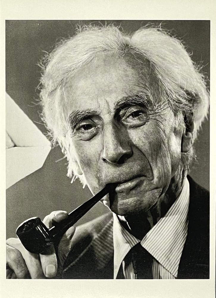 Bertrand Russel Art Print Card Photo By Philippe Halsman Fotofolio 4”x6”