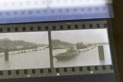 56 great old negative pictures – Hülskens Wesel – shipping laying culvert? 60-7
