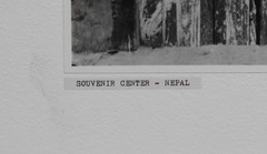 Vintage James W. Howlett Black + White Photograph, ‘Souvenir Center – Nepal’