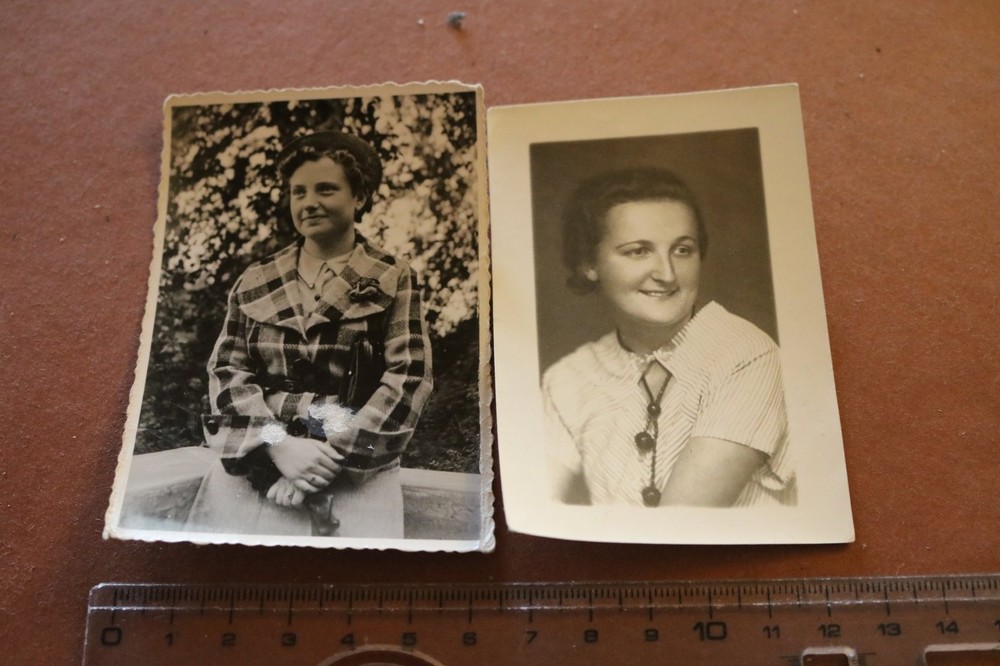 Two Great Vintage Photos – Portraits of Pretty Women – 1930s-40s