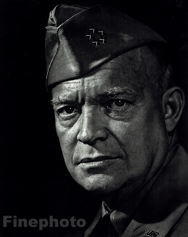 1946/59 Vintage DWIGHT EISENHOWER President WWII General Portrait By KARSH 16×20
