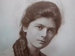 Antique Photograph of a Beautiful Young Woman, Moose Jaw, Saskatchewan, Canada