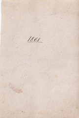 Early Photo on Cardboard – Boy Portrait – Dated 1861