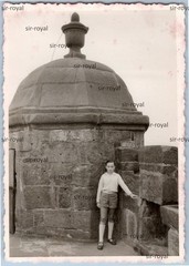 Koblenz around 1960 – Boy at Ehrenbreitstein Fortress – 1950s 1960s Photo 7x10cm
