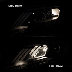 – for 2010-12 Ford Fusion LED Daytime Running Lamp Strip Projector Headlights W/